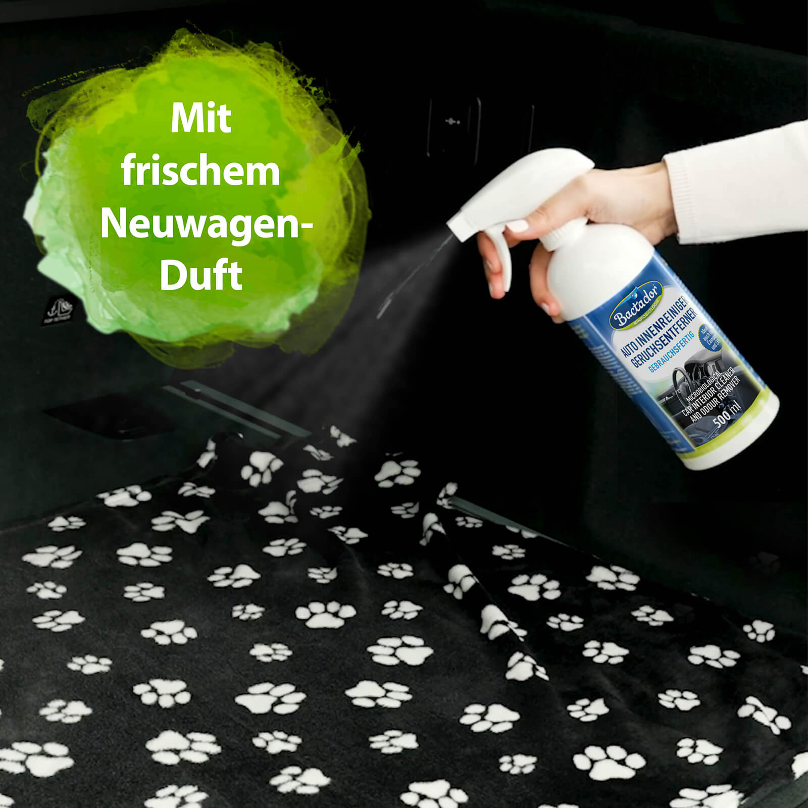 Bactador Auto Innenreiniger Geruchsentferner 500 ml für Polster