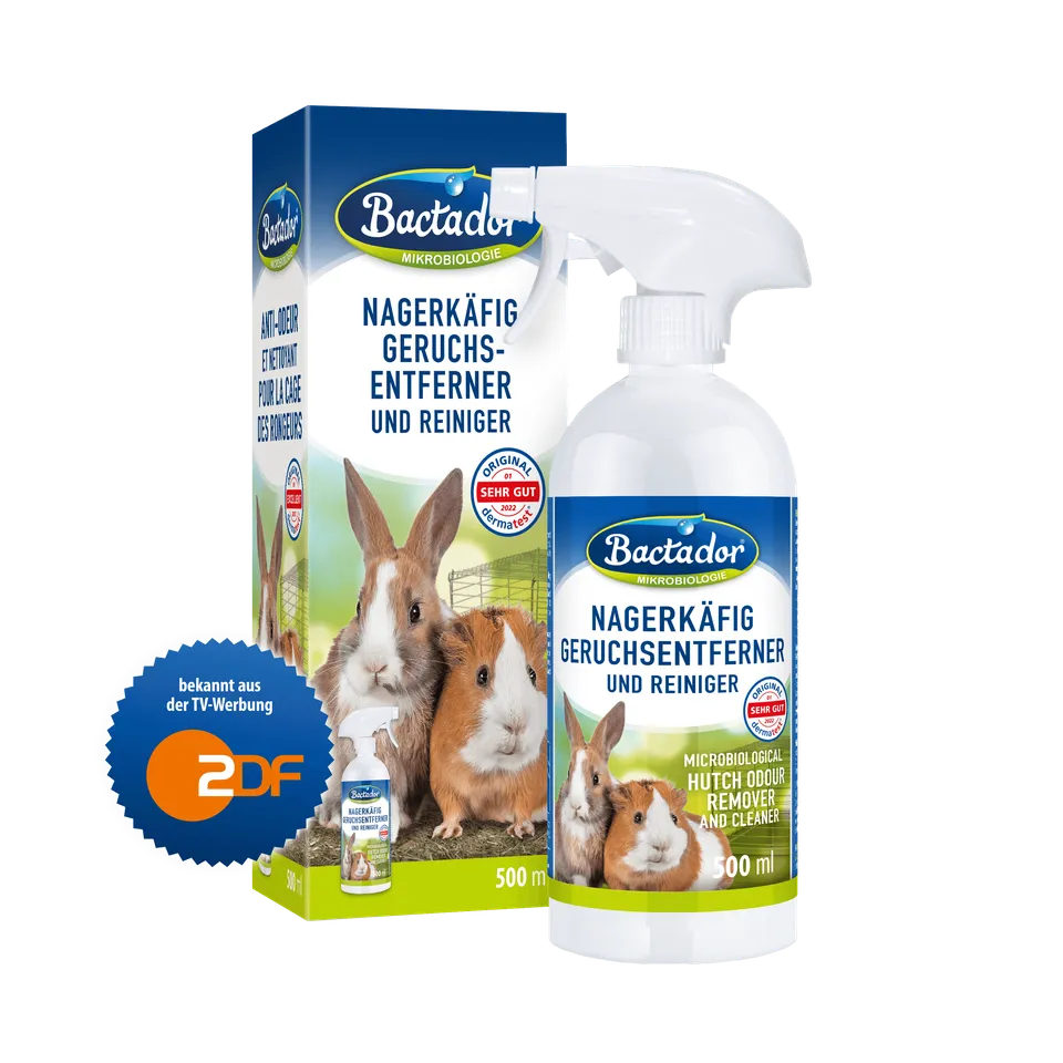 Bactador Nagerkäfig Geruchsentferner Spray 500 ml materialschonend