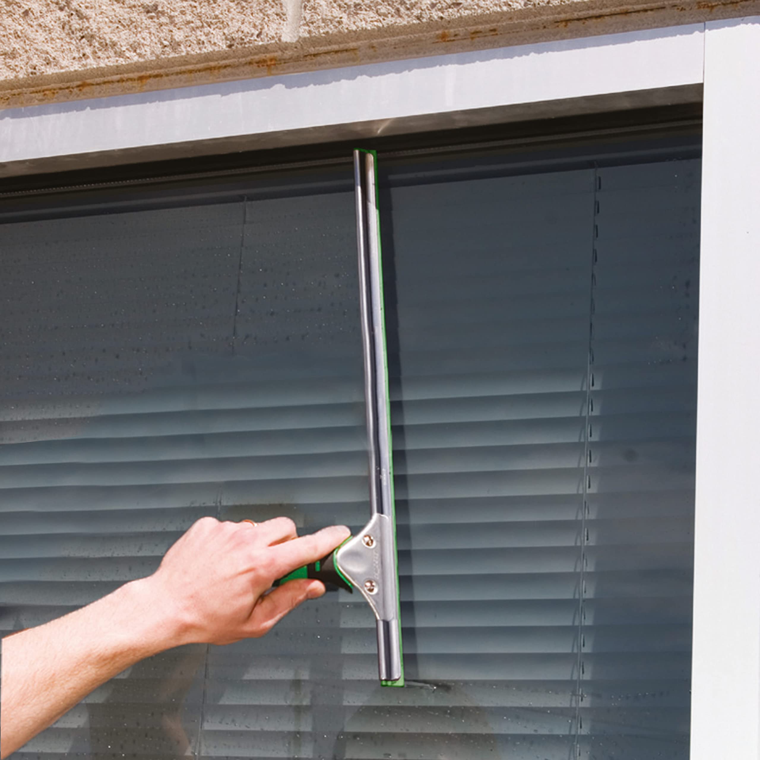 UNGER Black Series ES35G Fensterwischer 35 cm Edelstahl