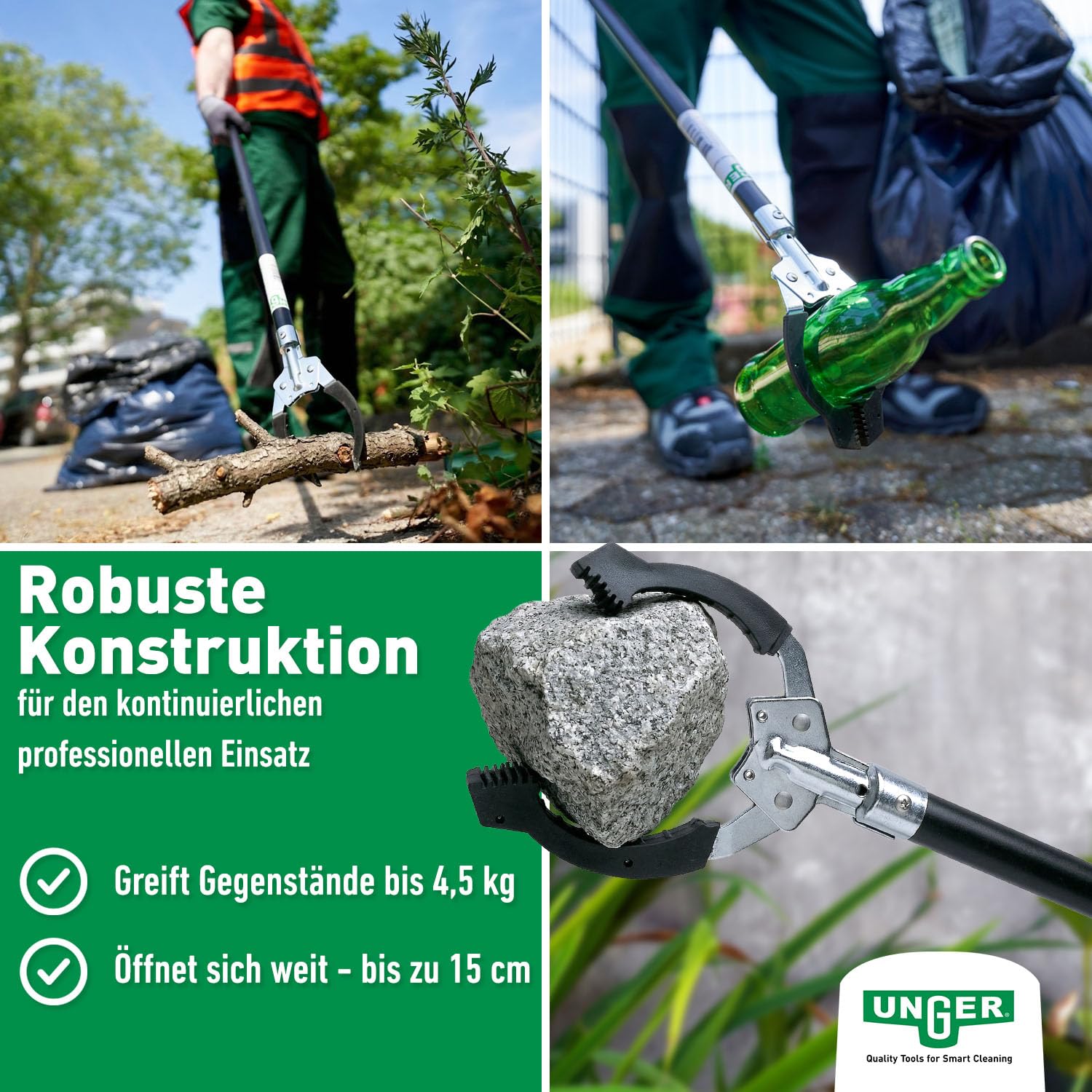 UNGER NiftyNabber Pro Greifzange 238 cm Stahl