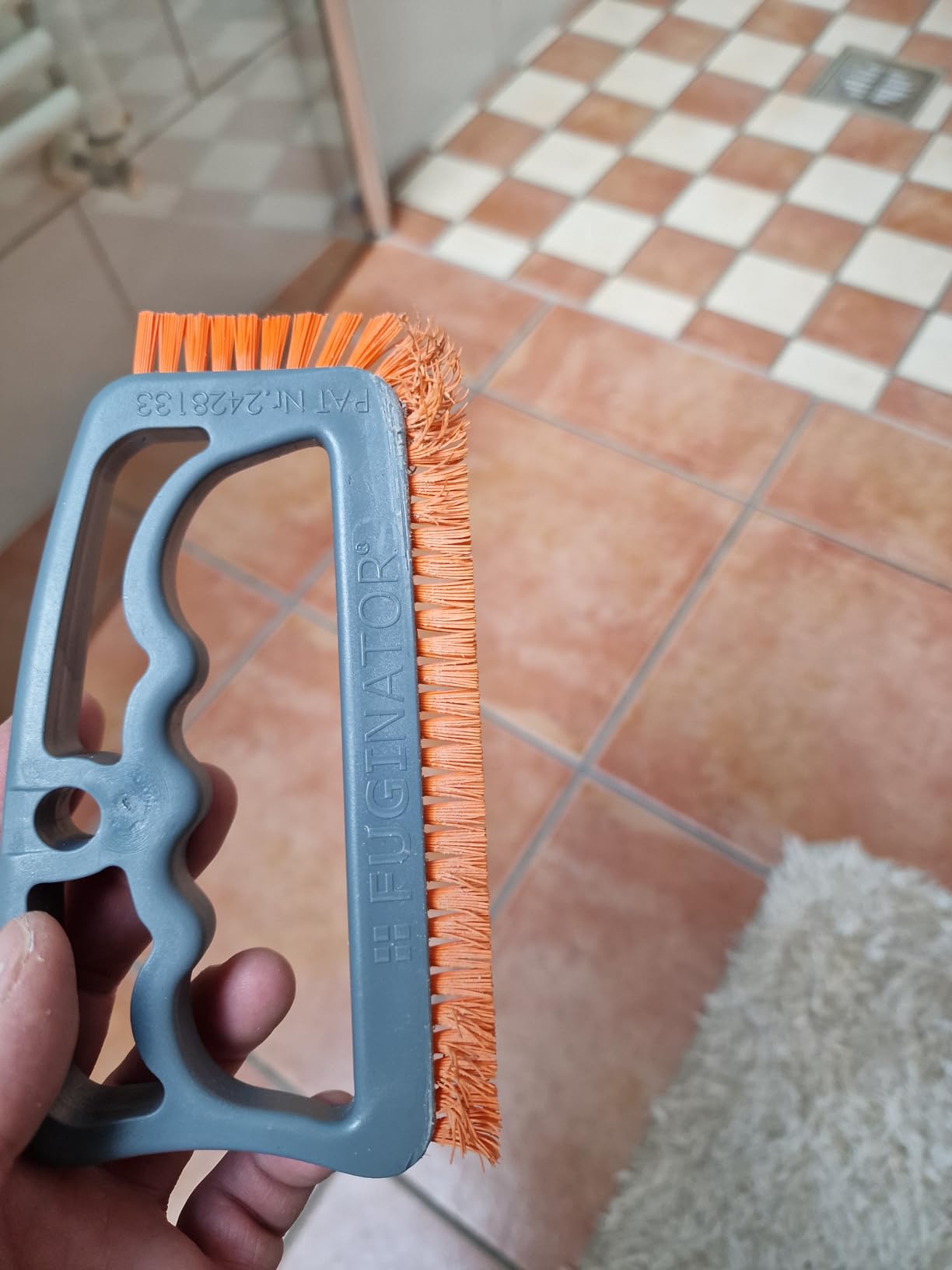 Fuginator Fugenbürste Bad Küche Blau patentiert