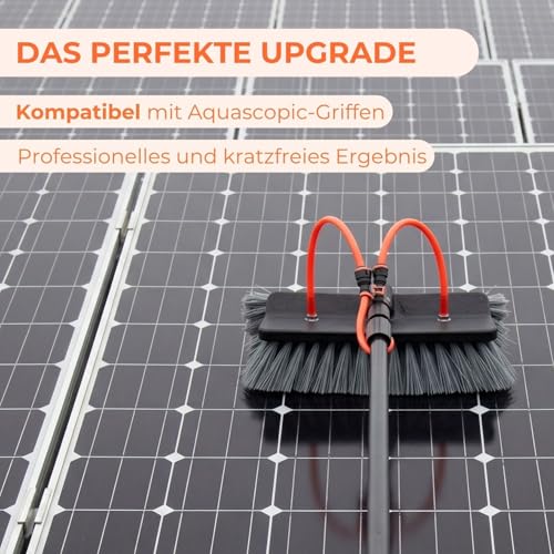 Aquascopic Silver Solarbürste weich wasserführend Glas