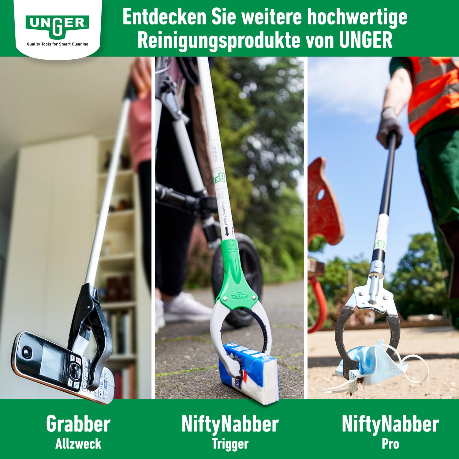 Unger NiftyNabber NT090 Greifzange 93 cm magnetisch