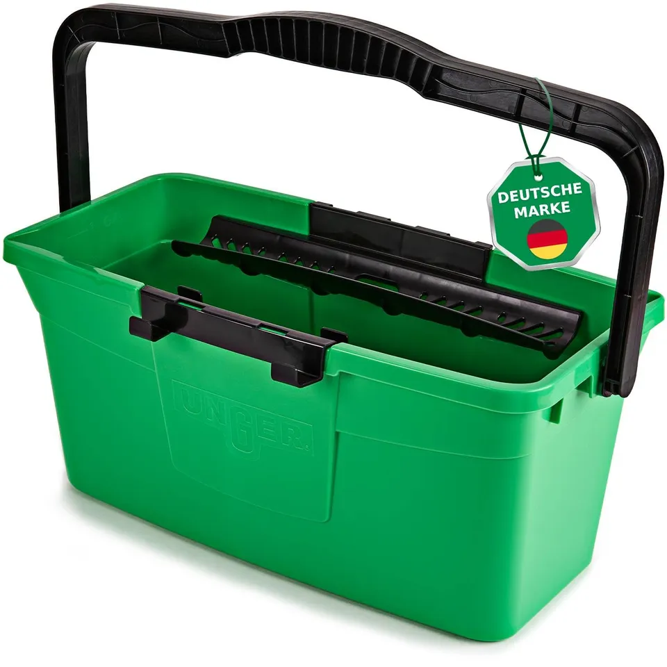 Unger Black Series QB12B Eimer 12 Liter mit Literskala