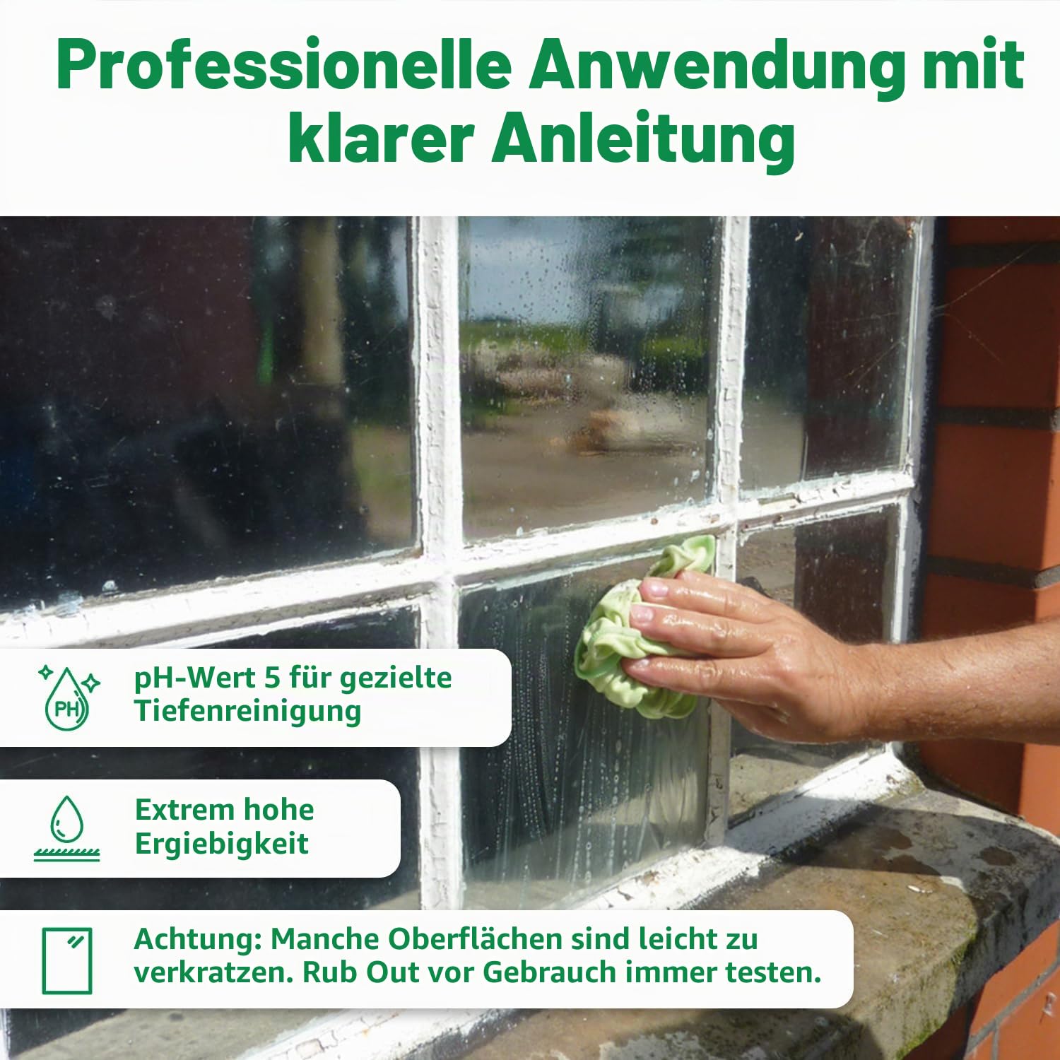 Unger RubOut Glas-Kalkentferner 0,5 L gegen Kalk