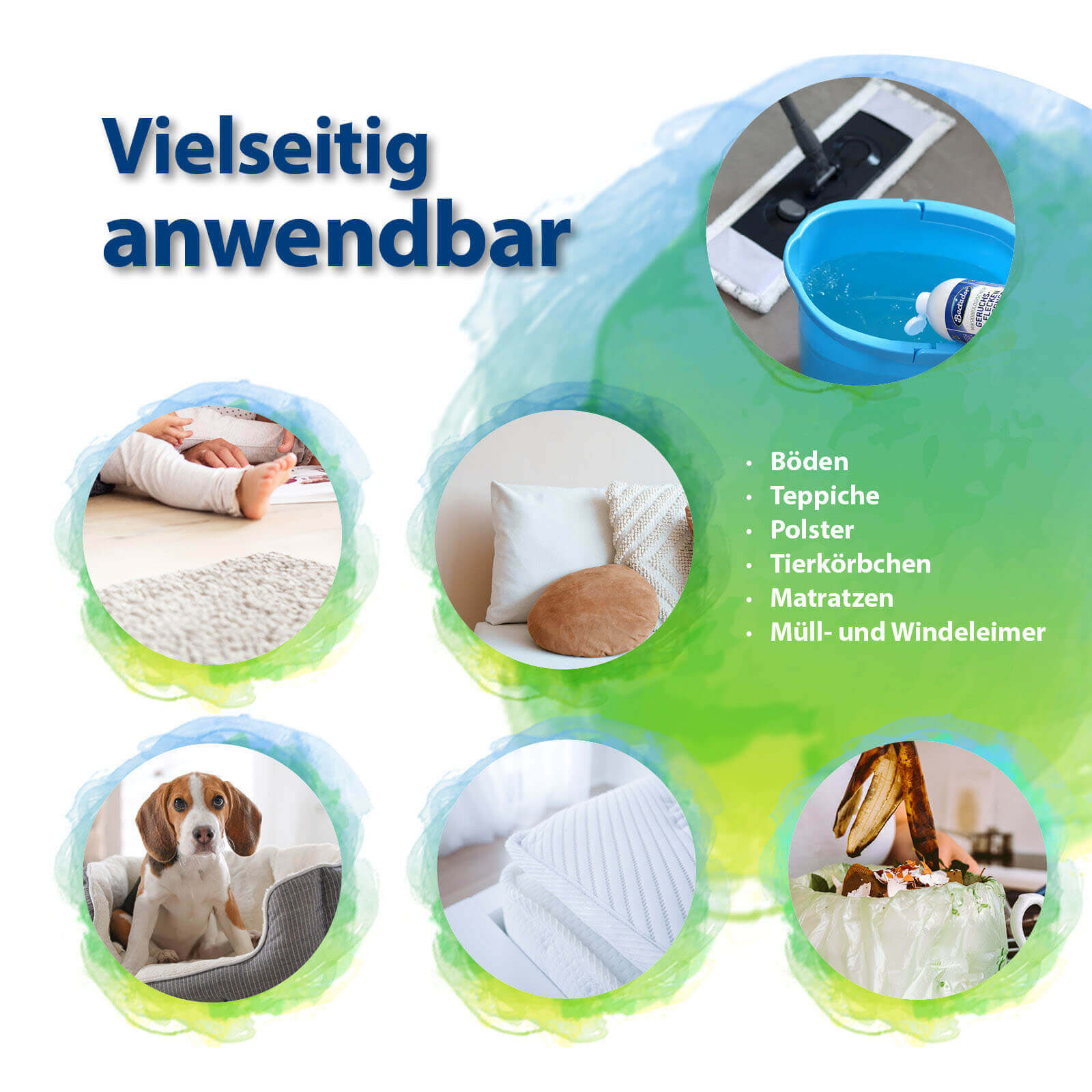 Bactador Geruchs- und Fleckenentferner Konzentrat 1L Set