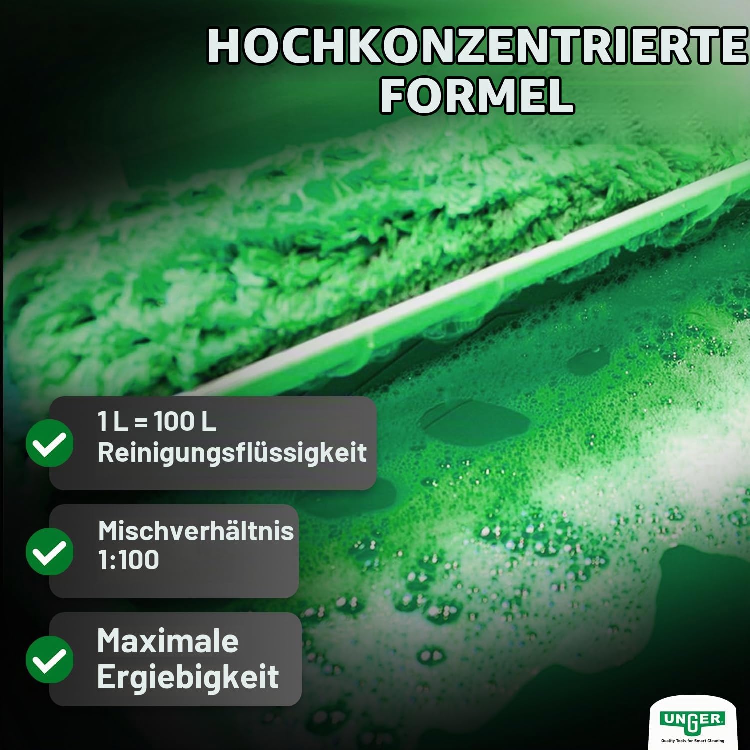 Unger Ninja Liquid Glasreiniger Konzentrat 1 L 1:100
