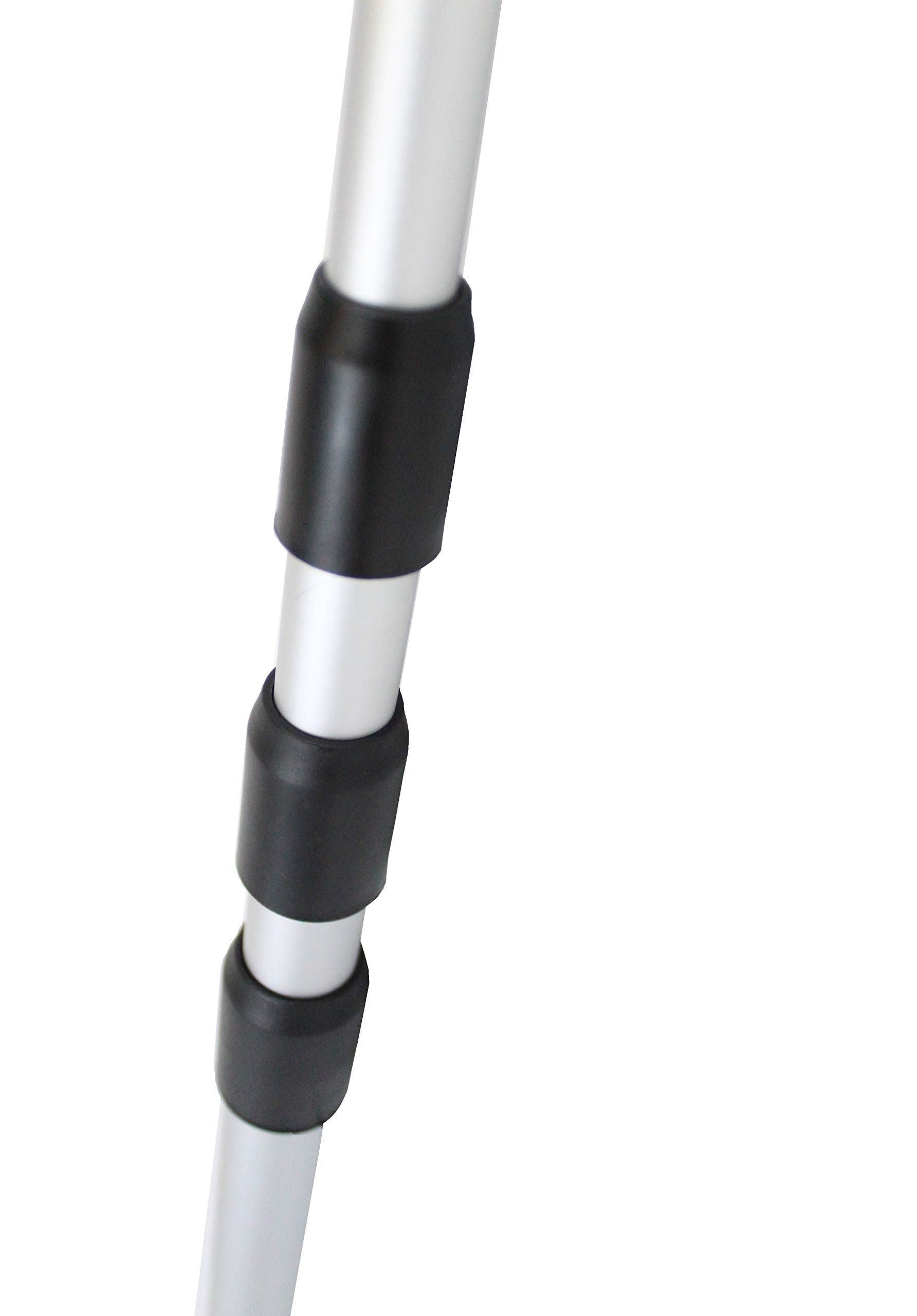 Pullach Teleskopstange 4 m Fensterwischer Set 37 cm Alu