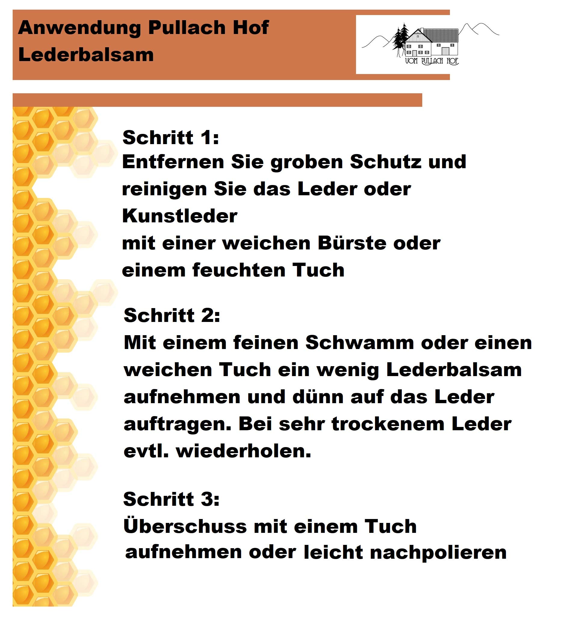 Pullach Hof Lederbalsam Universal 250 ml Bienenwachs Glattleder