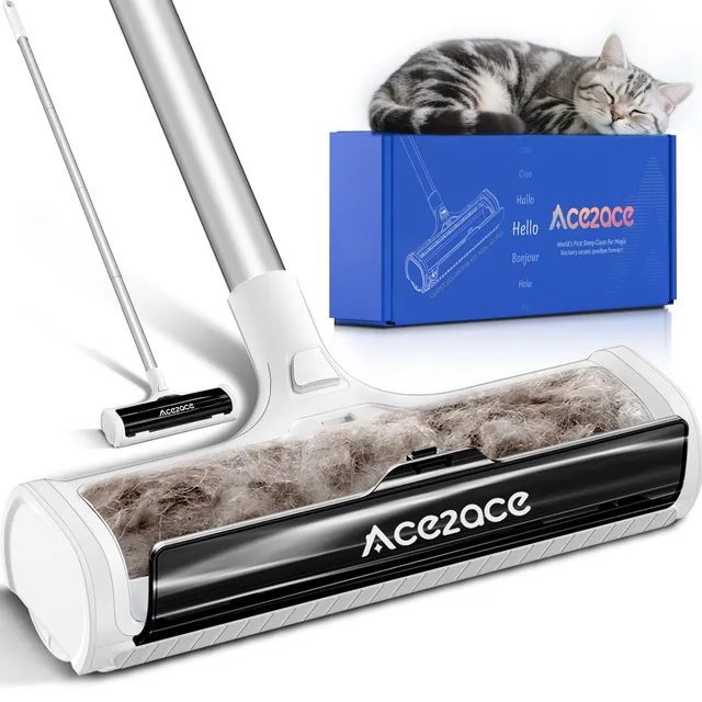 ACE2ACE A3 Pro Teppichrolle Tierhaare stehende Reinigung