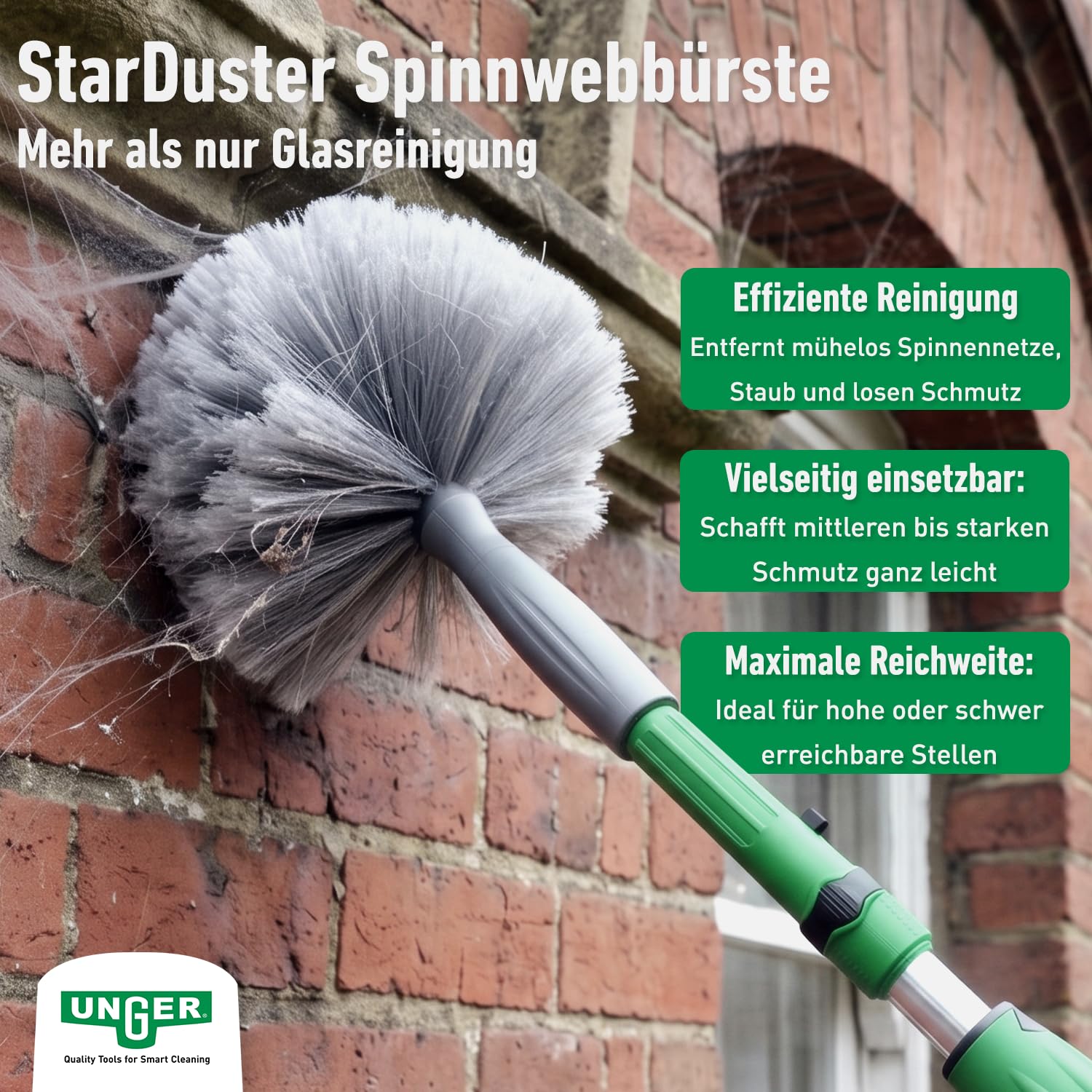 Unger AK130 Wintergarten Reinigungsset 6-teilig 6 m