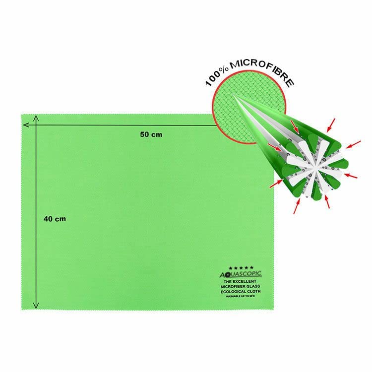 Aquascopic Micro Magic Mikrofasertücher 40x50 3er streifenfrei