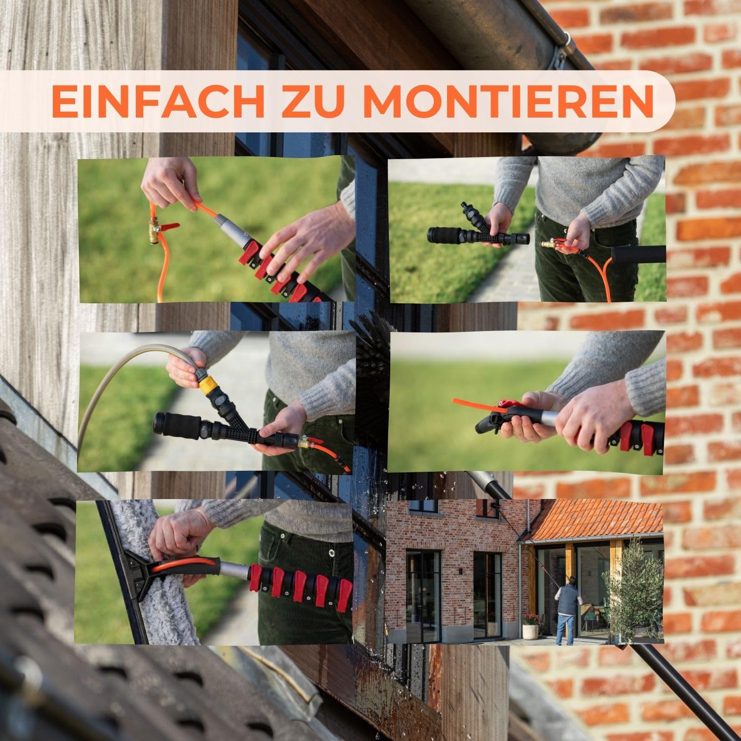 Aquascopic 2-in-1 Einwascher Abzieher Mikrofaser