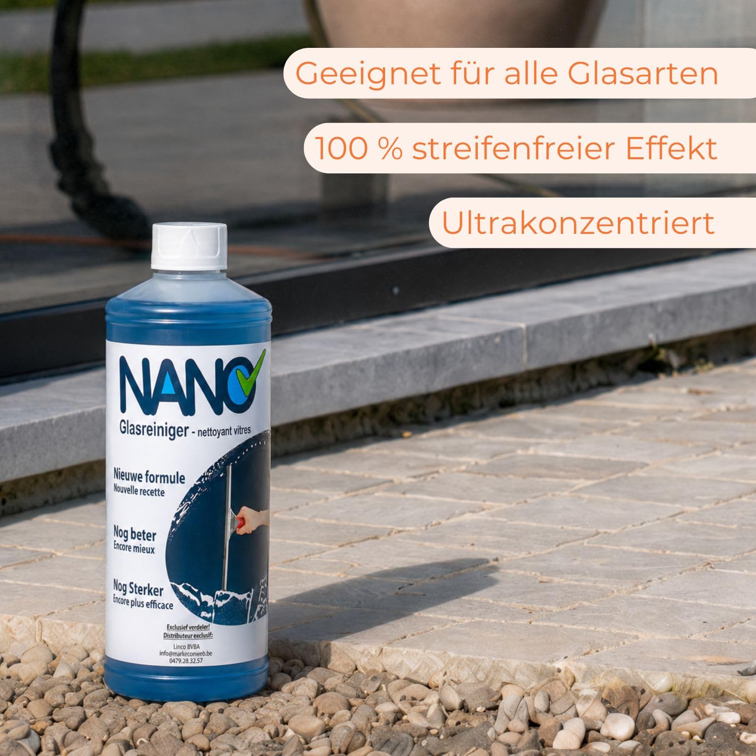 Aquascopic Nano Glasreiniger Konzentrat 1L streifenfrei