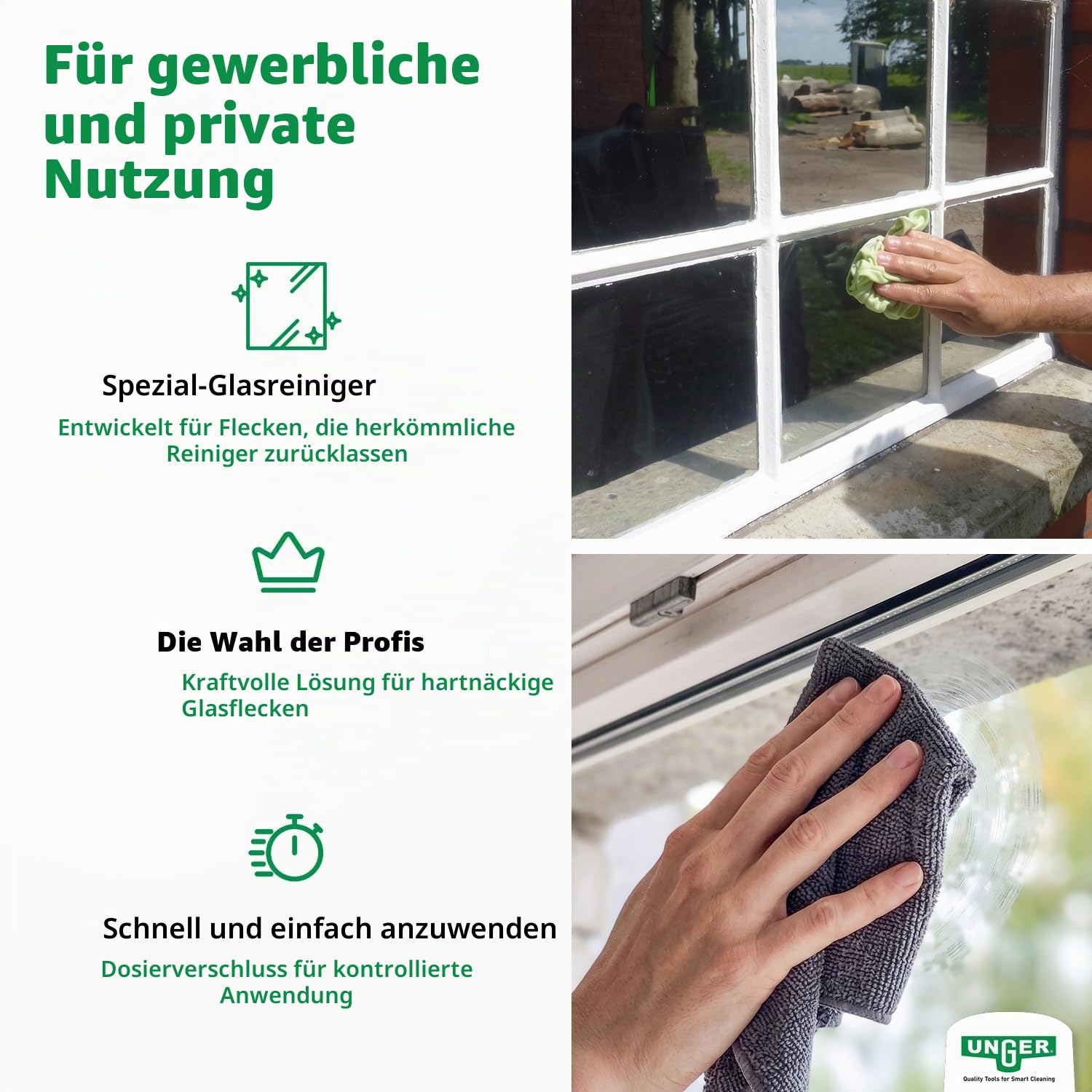 Unger RubOut Glas-Kalkentferner 0,5 L gegen Kalk