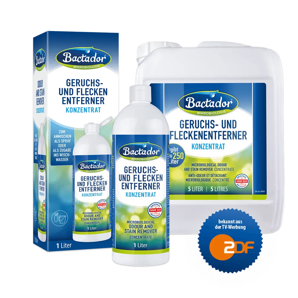 Bactador Geruchs- und Fleckenentferner Konzentrat 1 Liter mikrobiologisch