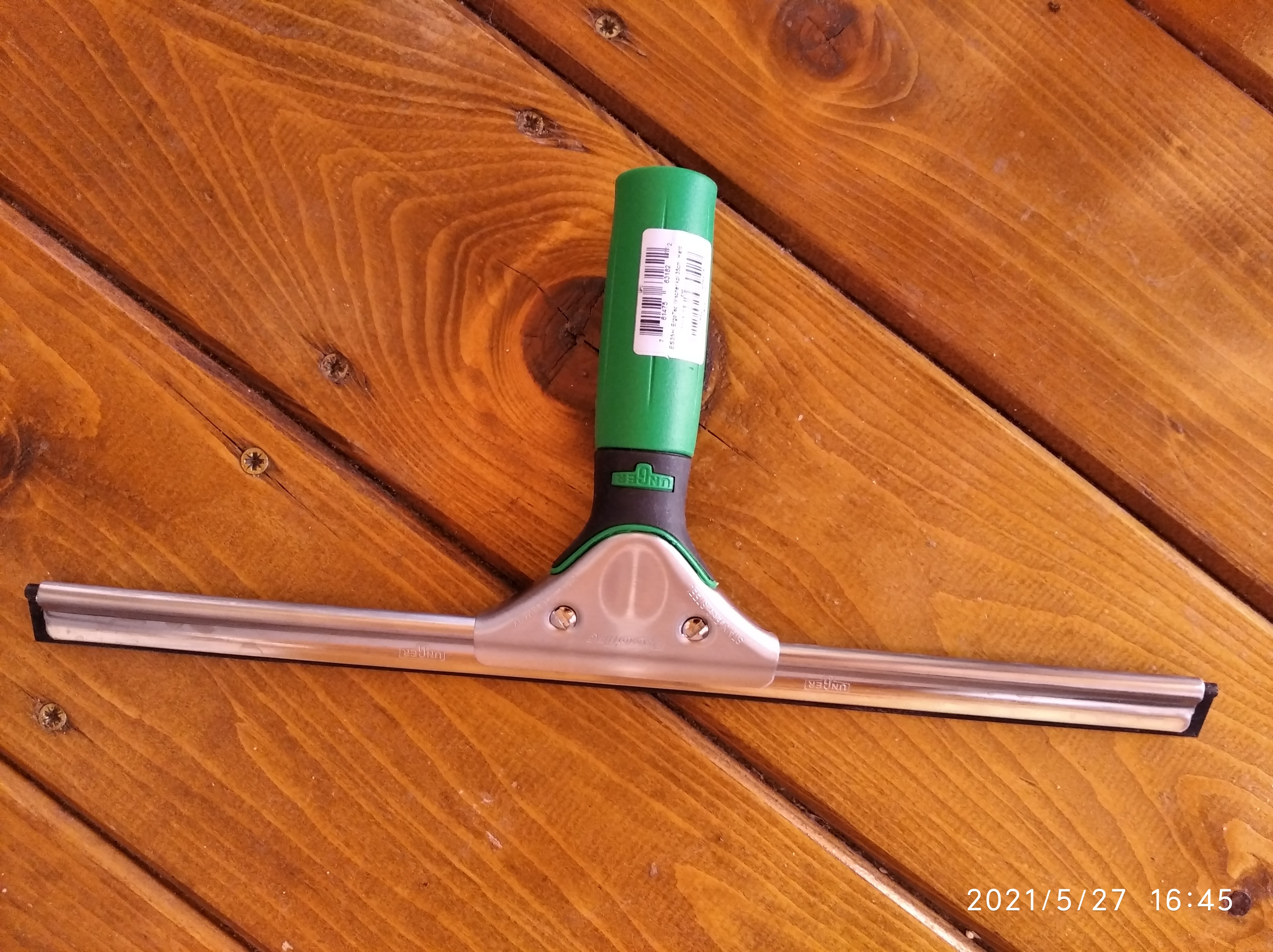 UNGER Black Series ErgoTec Hard ES35H Fensterabzieher 35 cm