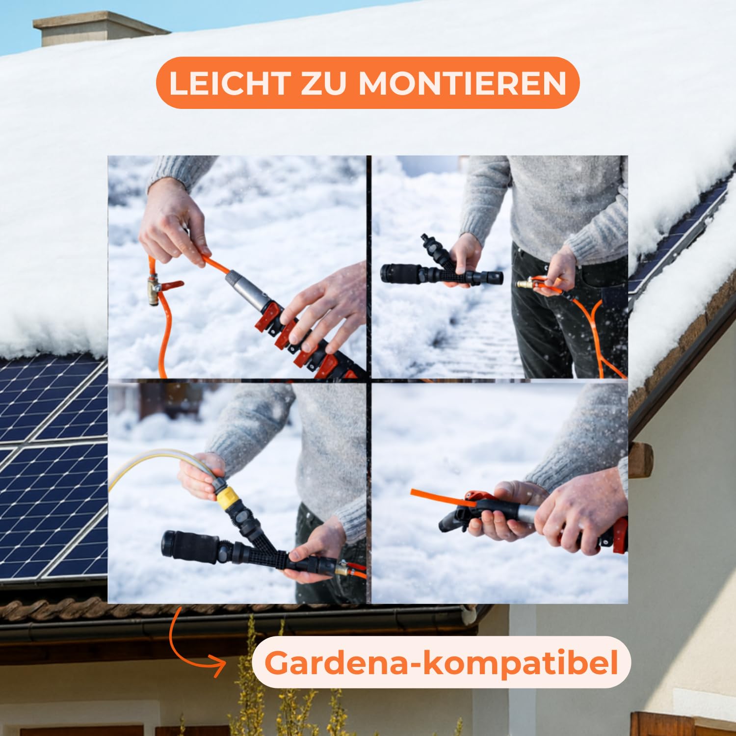 Aquascopic Silver Teleskopstange 8 m Duo Set Alu