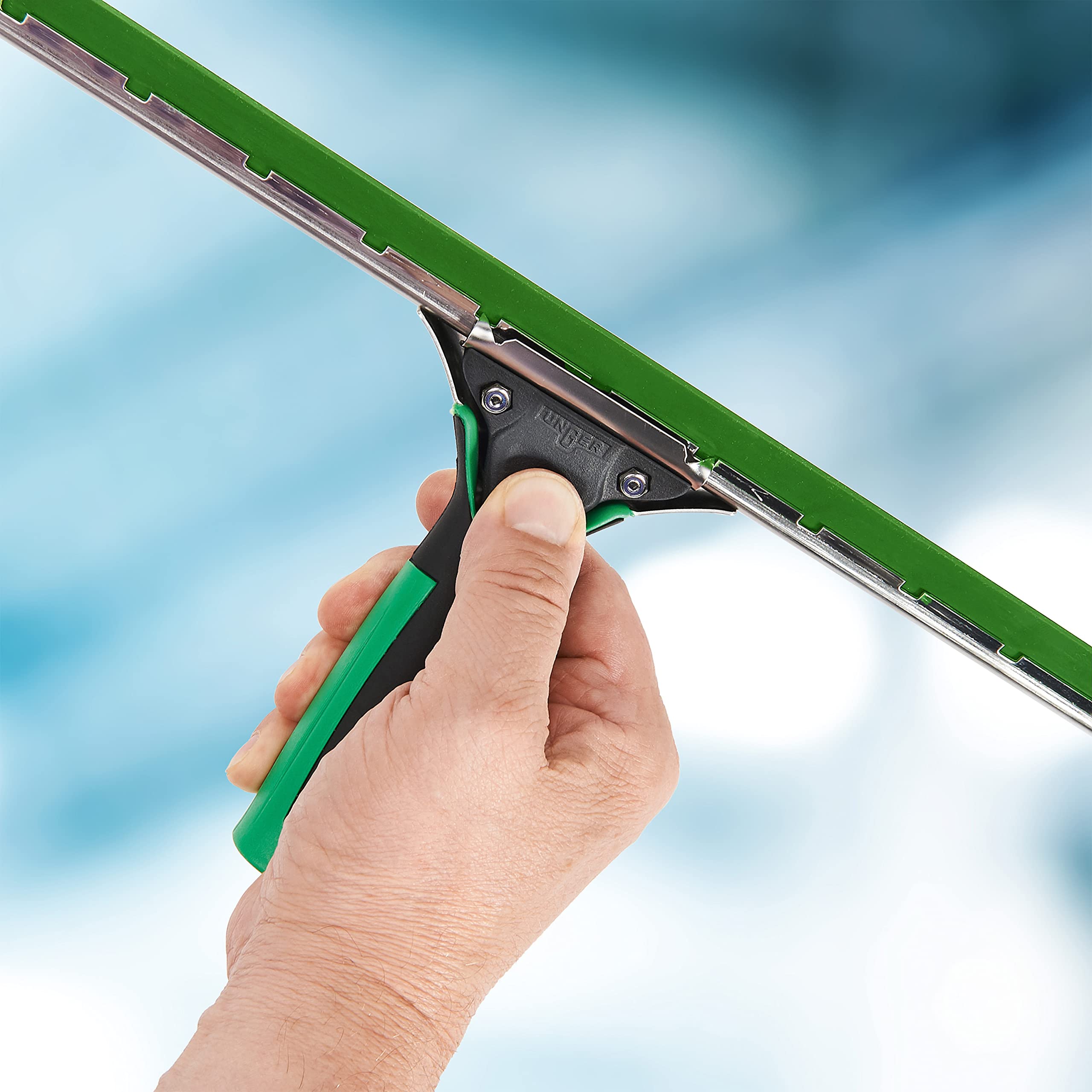 UNGER Black Series ES35G Fensterwischer 35 cm Edelstahl